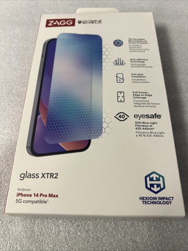 Zagg invisible shield glass - invisible,