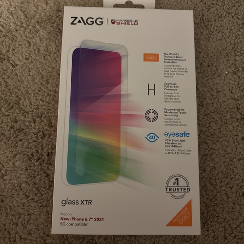Zagg vetro scudo - vetro, invisibile