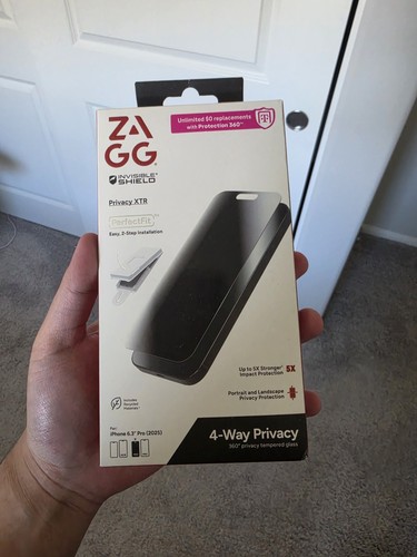 Zagg invisible shield privacy - invisible,